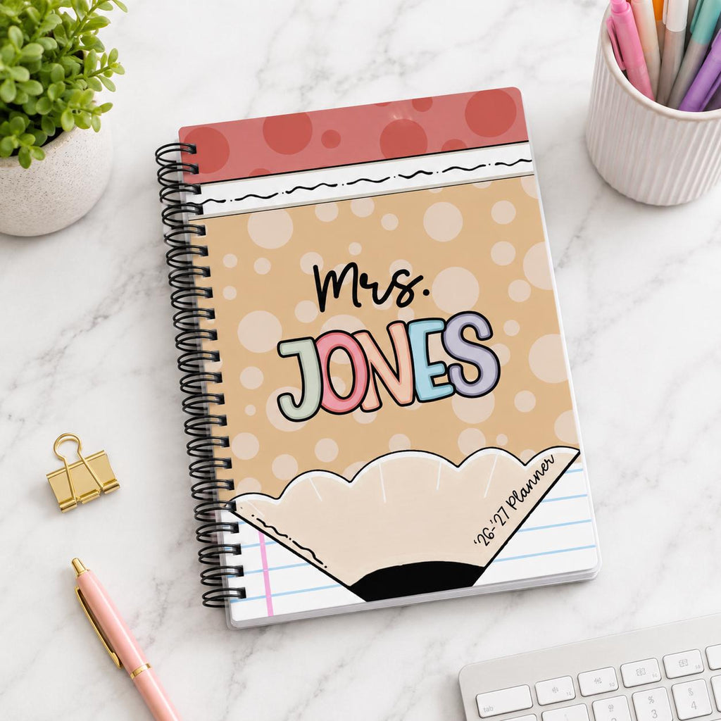 Personalized Teacher Planner 2026-2027 | Weekly Lesson Planner